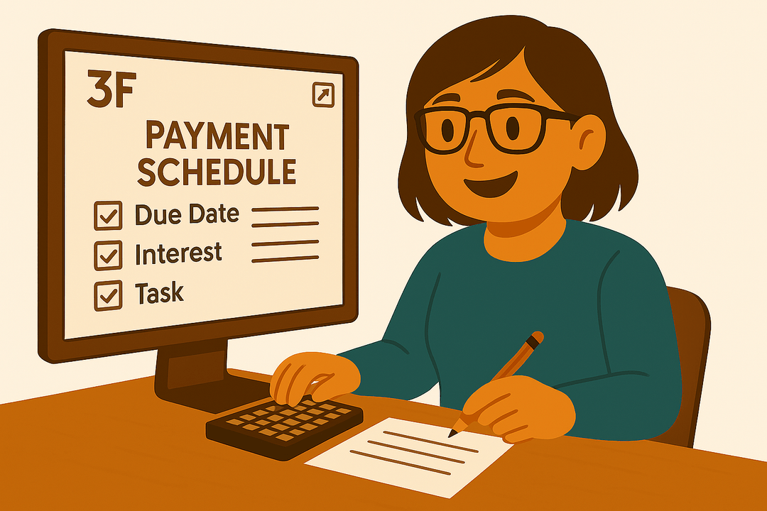 Illustration of woman managing a campaign